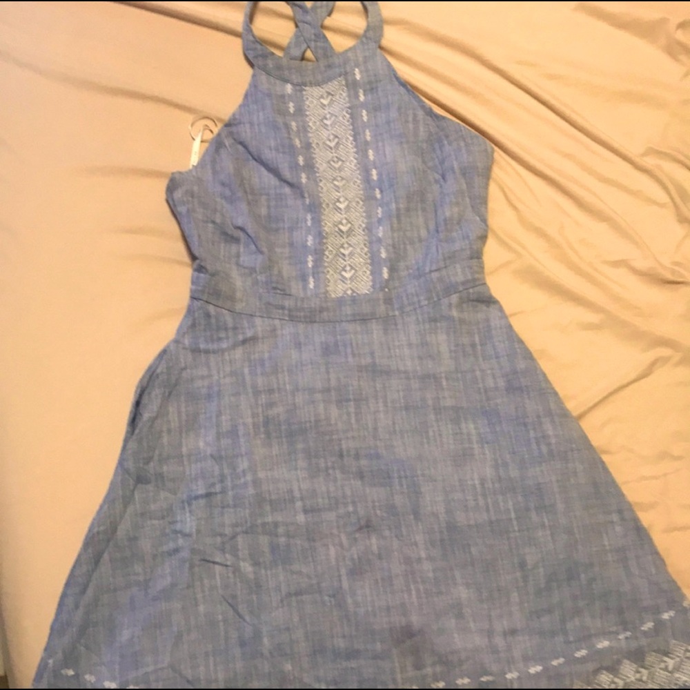 GUESS denim linen dress Size 4